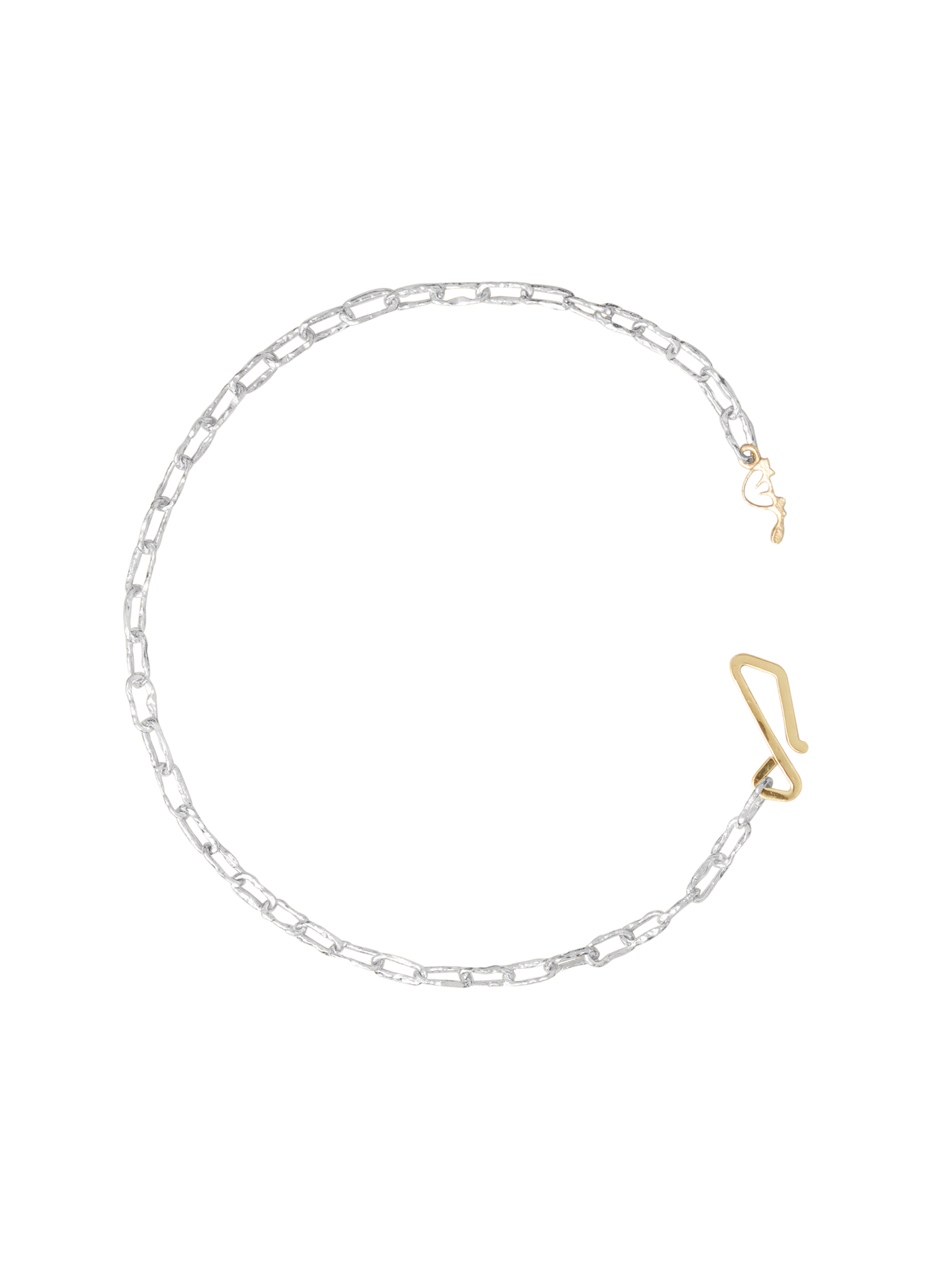 Stella mini bracelet in silver and 18k yellow gold